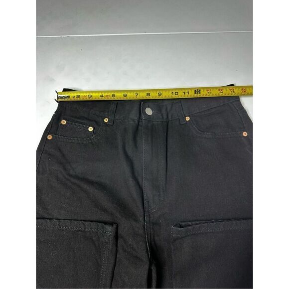 NWOT Dr. Denim Echo High Waist Straight Leg Women’s Jeans Size 32/34L Black - Picture 10 of 14